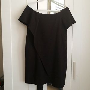 Halston heritage black dress